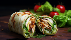 Wrap de Frango com Abacate Combinação Perfeita para Perder Peso