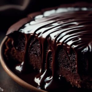 Torta de Chocolate Rica com Ganache: Um Deleite Decadente