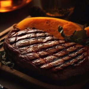 Bife Grelhado com Abóbora: Magreza e Sabor em Harmonia!