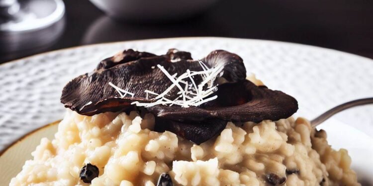 Risoto de Trufas Negras e Parmesão