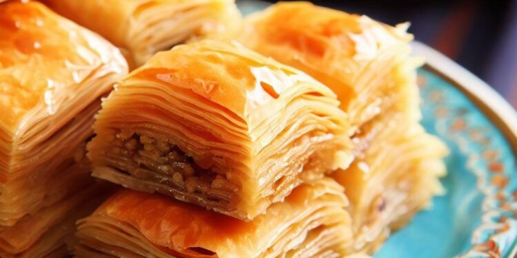 Baklava Turca: Doçura Folhada com Nozes e Mel