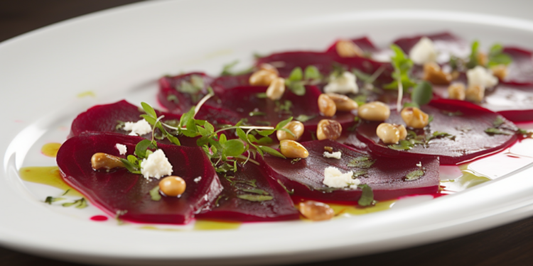 Carpaccio de Beterraba: Delícia Colorida que Queima Calorias!