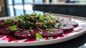 Carpaccio de Beterraba: Delícia Colorida que Queima Calorias!