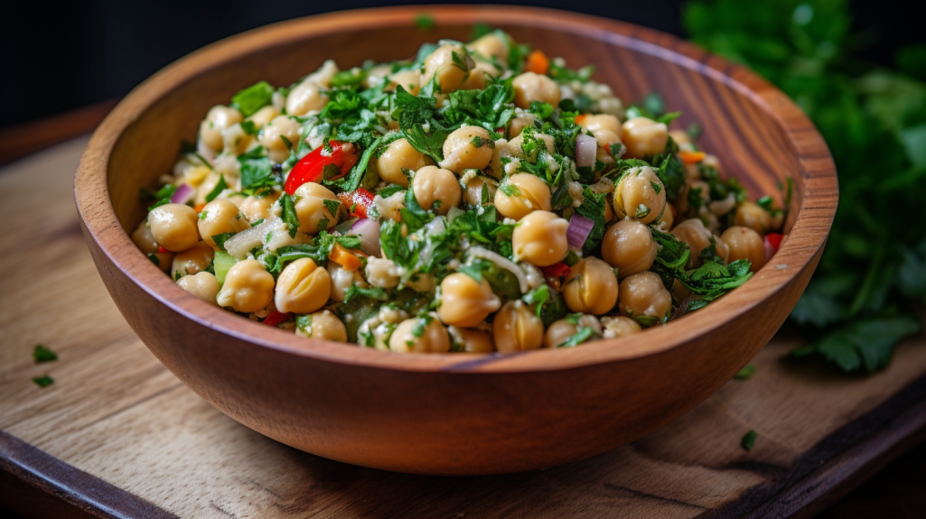 Salada de Grão-de-Bico: Emagreça com Prazer e Saciedade!