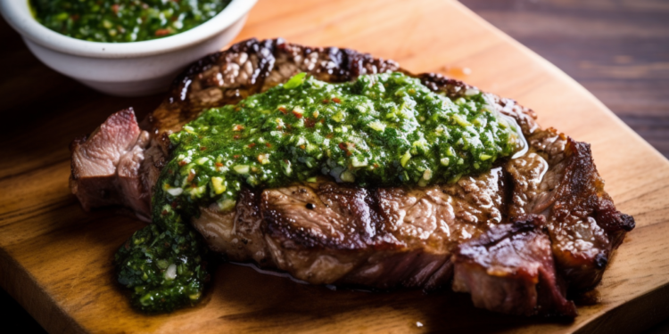 Delicioso Bife Ancho com Chimichurri