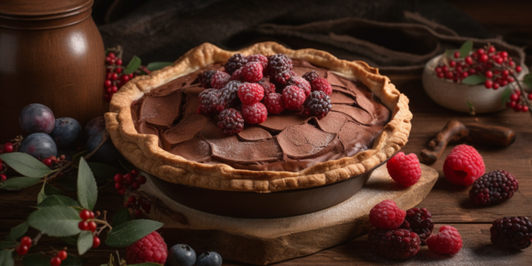 Torta Celestial de Chocolate e Frutas Vermelhas: A Sobremesa que Você Precisa Experimentar!