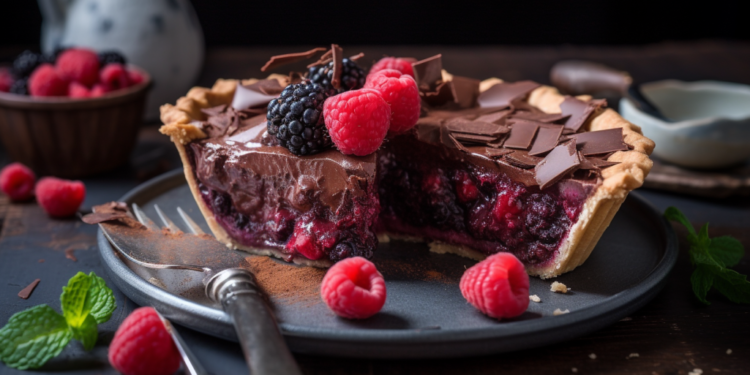 Torta Celestial de Chocolate e Frutas Vermelhas: A Sobremesa que Você Precisa Experimentar!