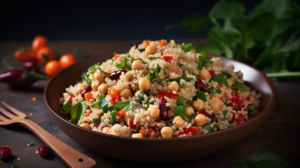 Salada de Quinoa e Grão-de-Bico: O Combo Mágico do Emagrecimento!