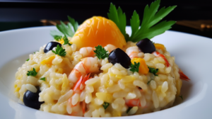 Delícias do Mediterrâneo: Risoto de Frutos do Mar